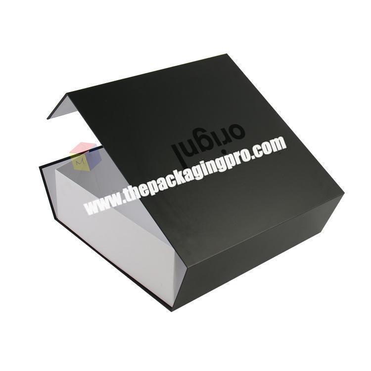 customized folding magnet box packaging for clothing