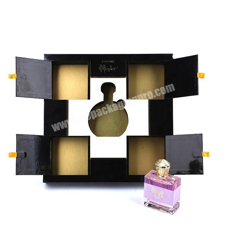 Customized Handmade Cardboard Paper Packaging Cosmetic Gift Perfume Box With Eva Inserts