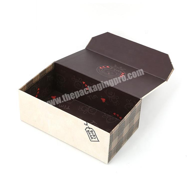 Customized Handmade Cardboard Paper Packaging Magnetic Closure Gift Storage Box With Lid
