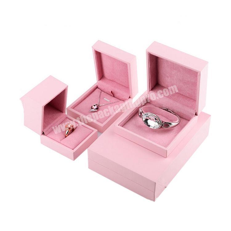 Customized hard paper clamshell jewelry packaging box