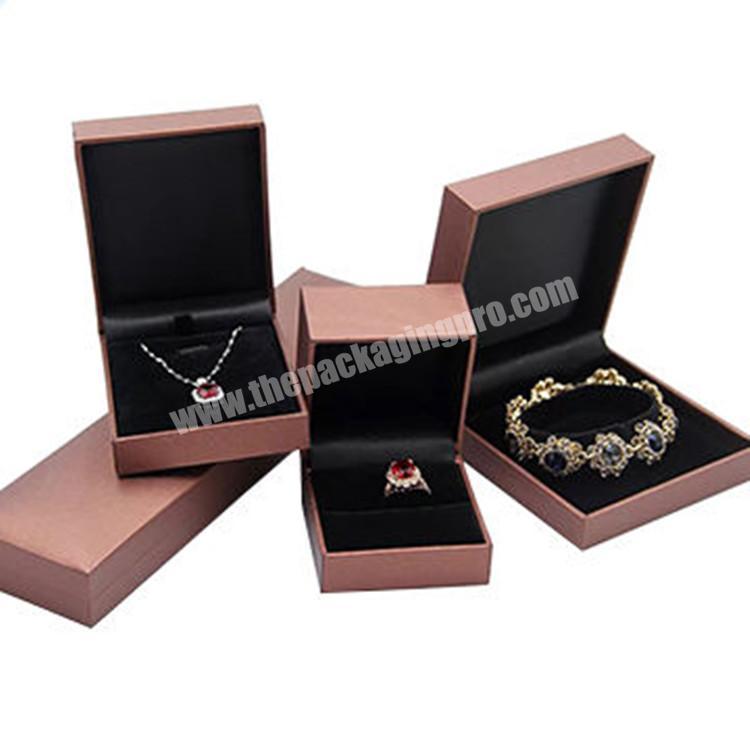 Customized Jewellery Gift Storage Boxes Necklace Bracelet Paper Jewelry Packaging Box Small Wholesale