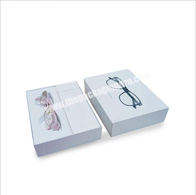 Customized large kraft sunglasses anti-blue light glasses packaging carton box