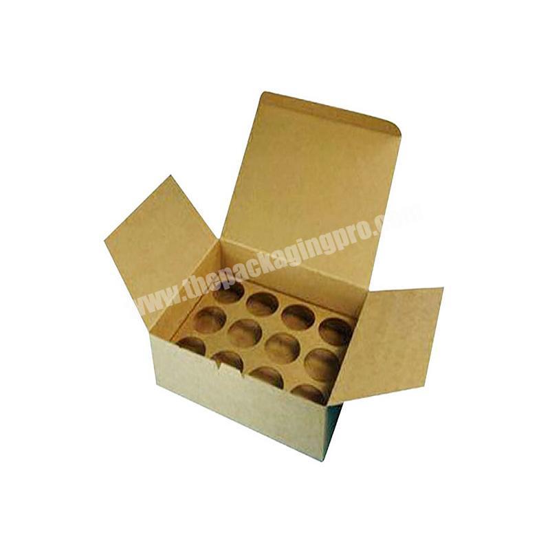 Customized Logo Colored Small Corrugated Paper Printed Carton Shipping Boxes With Insert For Bottle Packaging