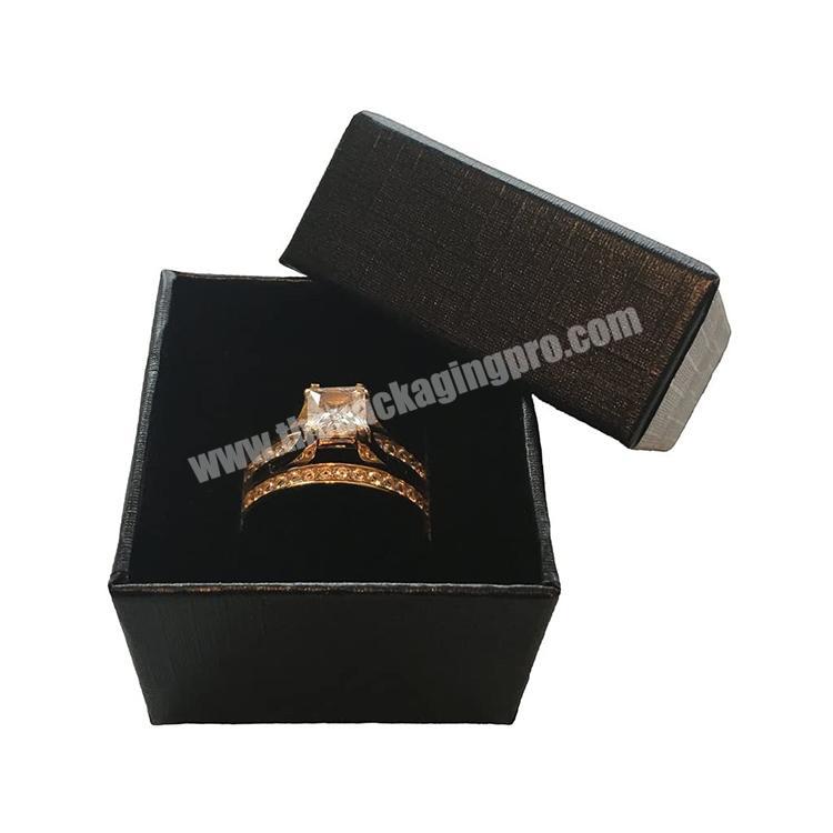 Customized Logo Eco Friendly Small Mini Cardboard Paper Jewelry Box With Insert