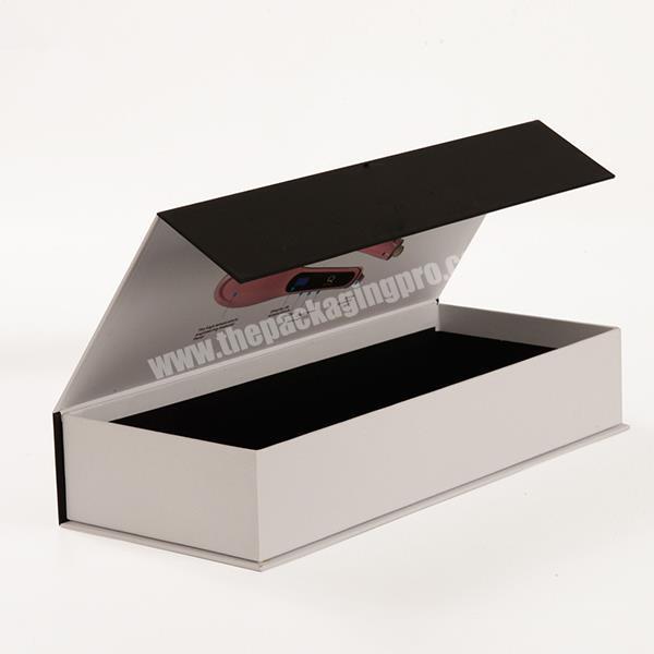Customized Logo Magnetic Book Shape Gift Packaging Paper Box