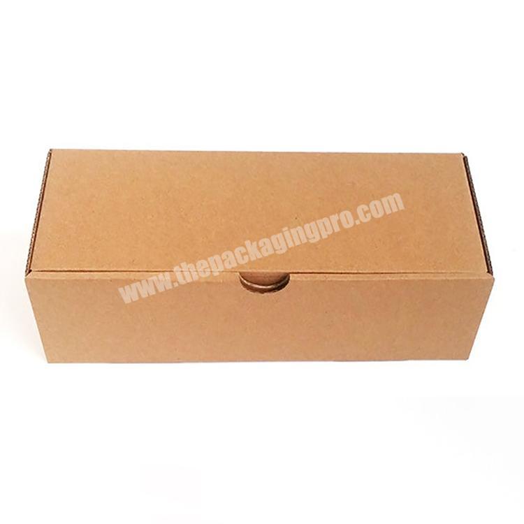 Customized Logo Printing Brown Kraft Corrugated Cardboard Shipping Box