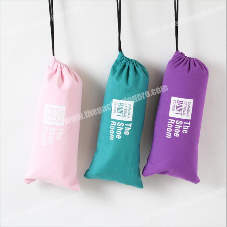 customized logo recycled colorful cotton wine bag