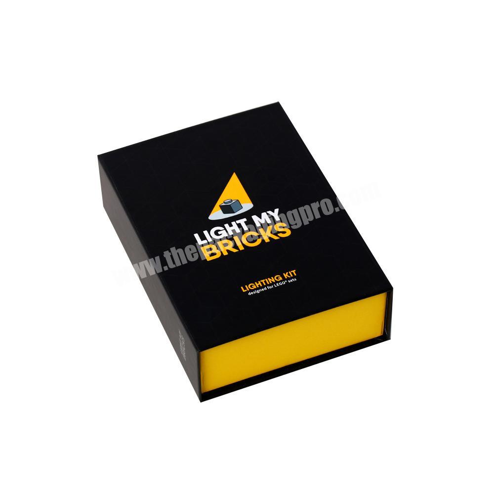 Customized Logo Slim Light Box LED Packaging Book Shaped  LED Magnetic Light Box