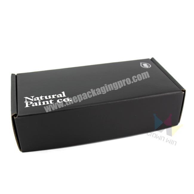 Customized Luxury Black And White Shipping Box