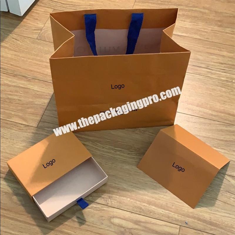Paper gift box&paper bag package - Personalized #paperbag, custom