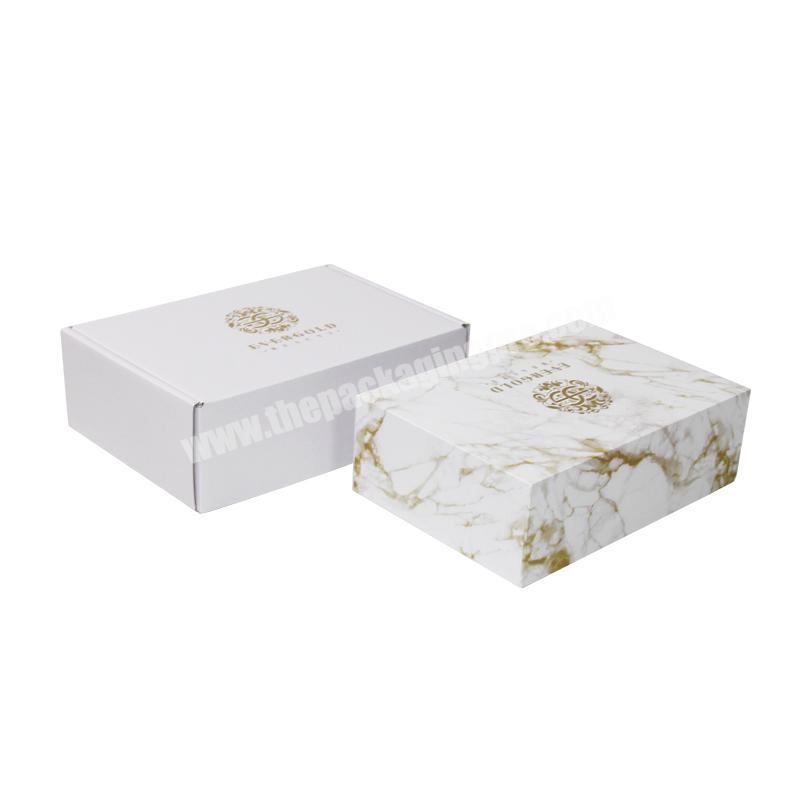 Customized luxury cardboard package printing gift boxes clothing box