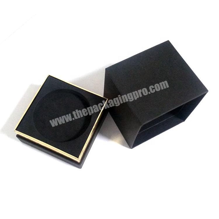 Customized Luxury Cardboard Paper Packaging 2 Piece Lid And Base Candle Gift Box