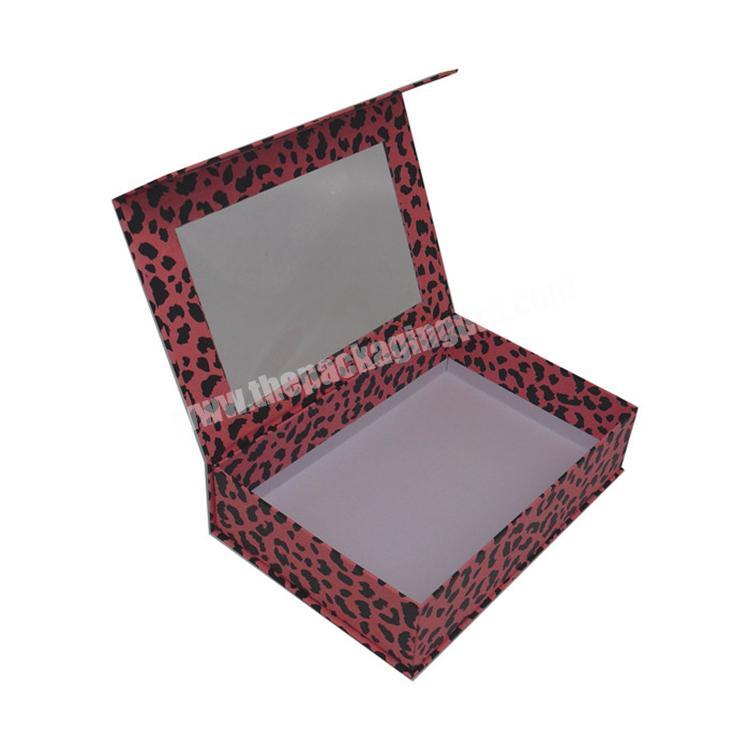 Customized luxury logo printed magnetic folding box template