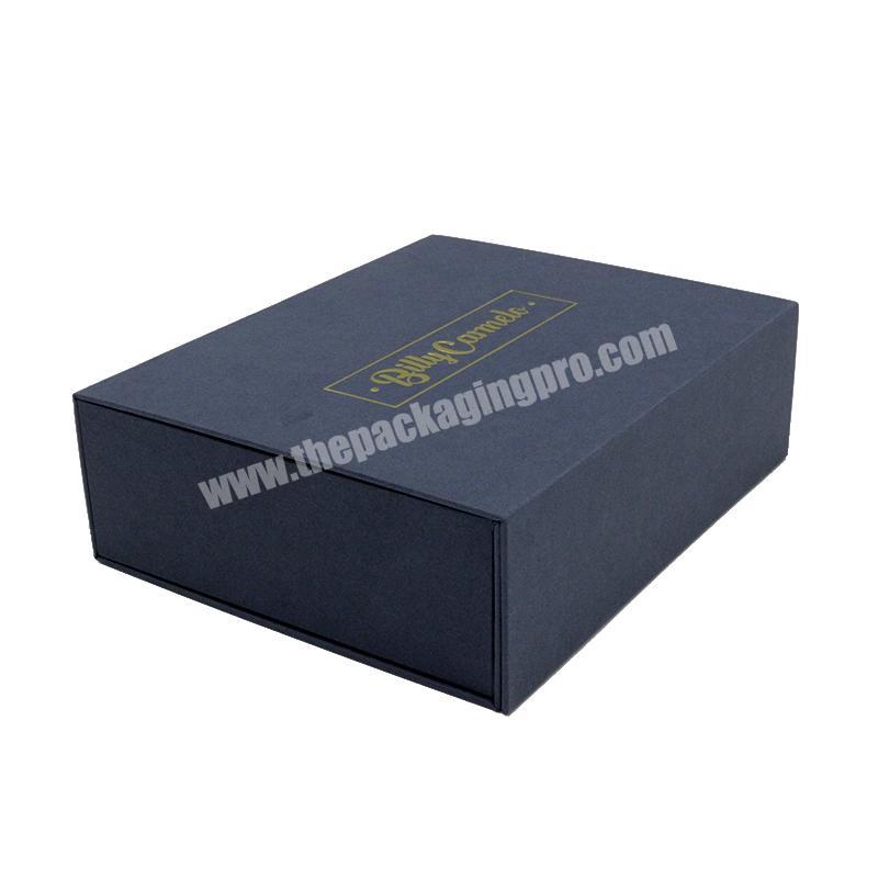 Customized luxury magnetic beauty gift packaging box square folding cardboard paper box for gift clothing packaging