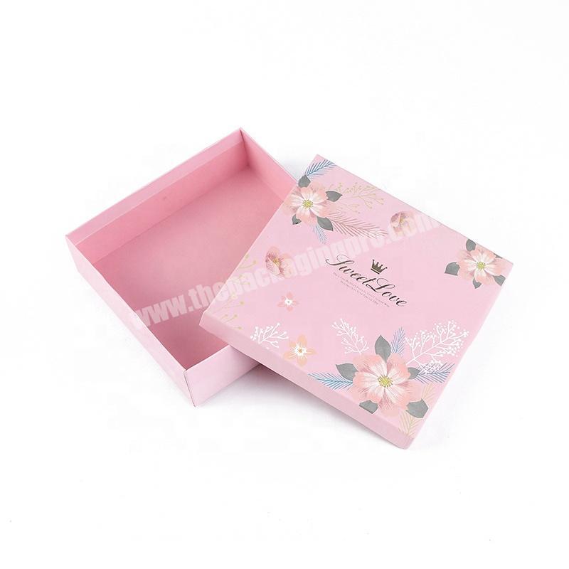 Customized Luxury Personalized Two Piece Cosmetic Lipstick Paper Cardboard Packaging Gift Box With Lid And Base