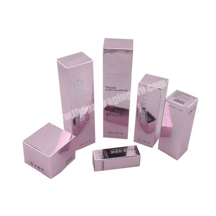 customized luxury rigid cosmetic box packaging