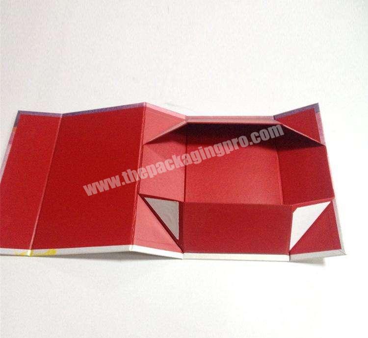 customized luxury rigid magnetic flap box