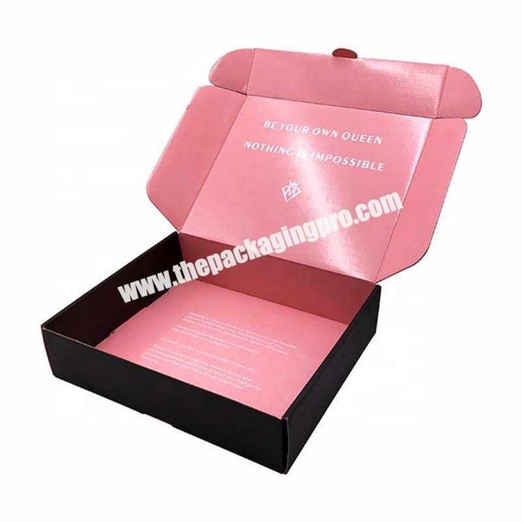 Customized Luxury White Black Brown Logo Cardboard Paper Box for Packing