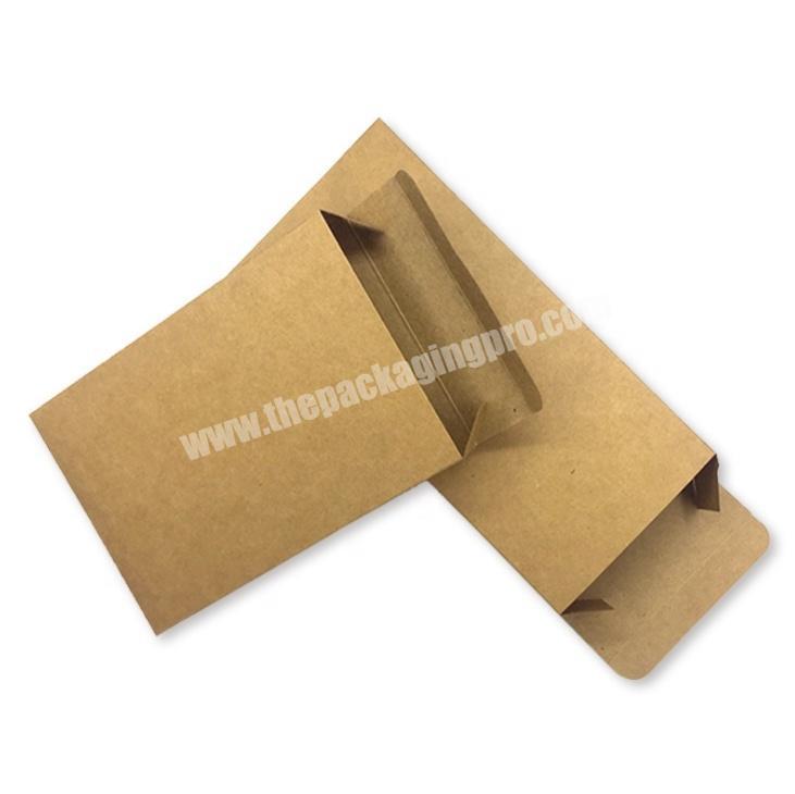 Customized Made Cosmetic Makeup Recycled Brown Kraft Paper Box For Soap Dropper Perfume Mask