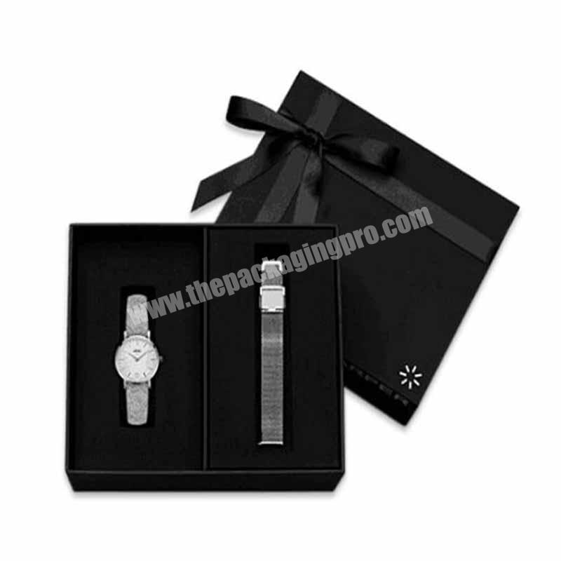 Customized Matte Luxury Watch and Watch Band Strap Box Packaging