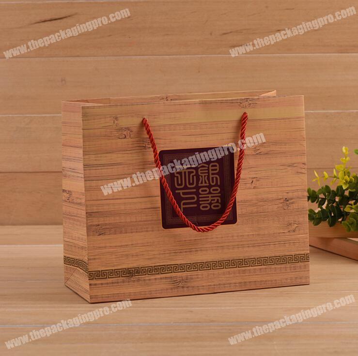 Customized paper bag with handle,washable paper bag,paper carry bag