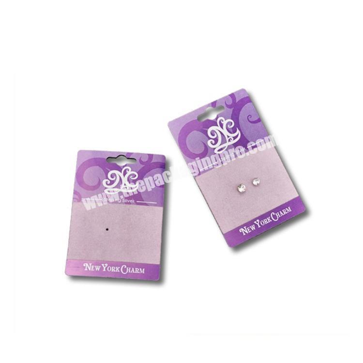 Customized Paper Jewelry Card with Logo Printing