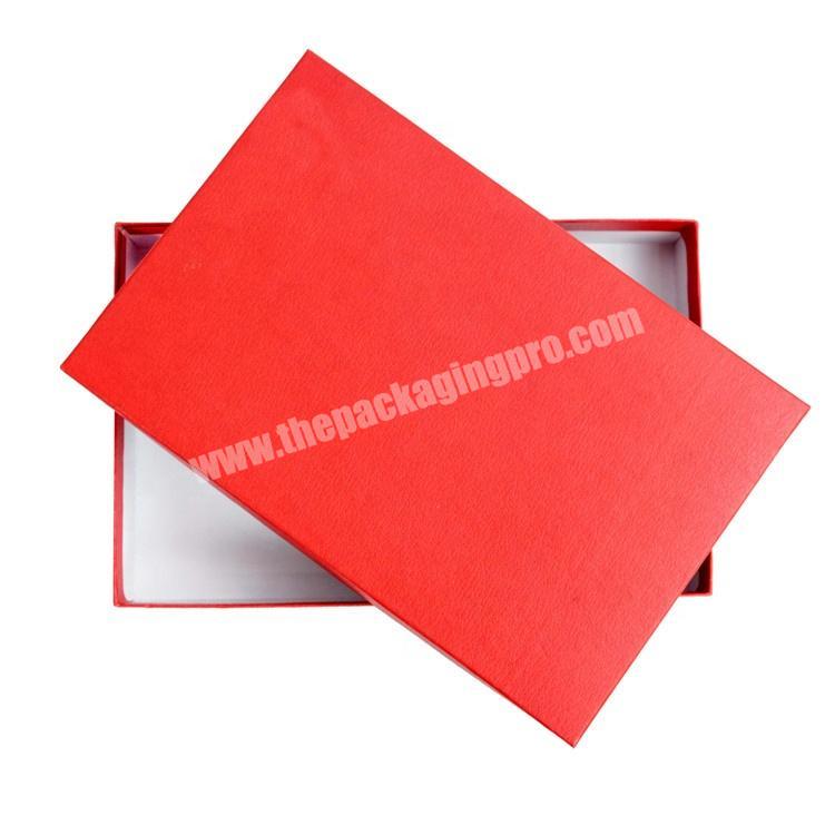 Customized Printed Logo Cardboard Paper Lid and Bottom Packaging Storage Gift Box