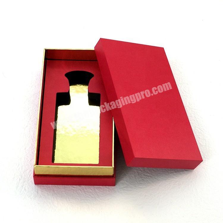 Customized Printed Top Quality Base And Lid Cosmetic Perfume Cardboard Box Package