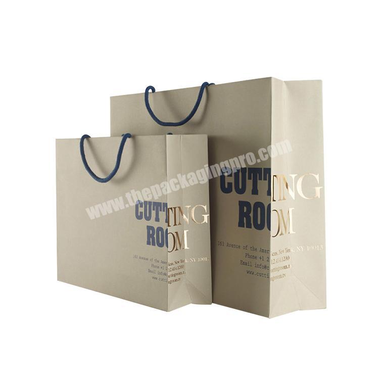 Customized Printed Wholesale Paper Bags Craft Rerecycled Brown Kraft Paper Bag