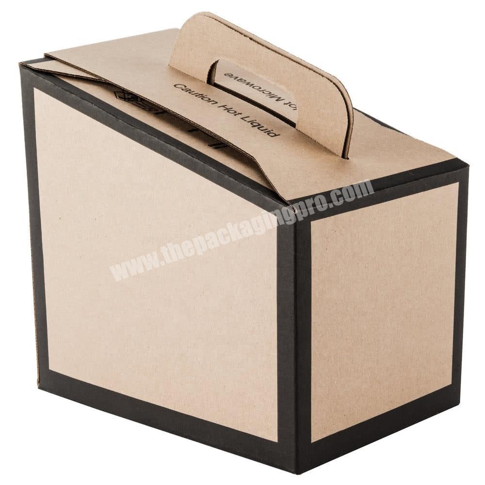 Customized printing logo corrugated paper coffee machine packaging carton boxes