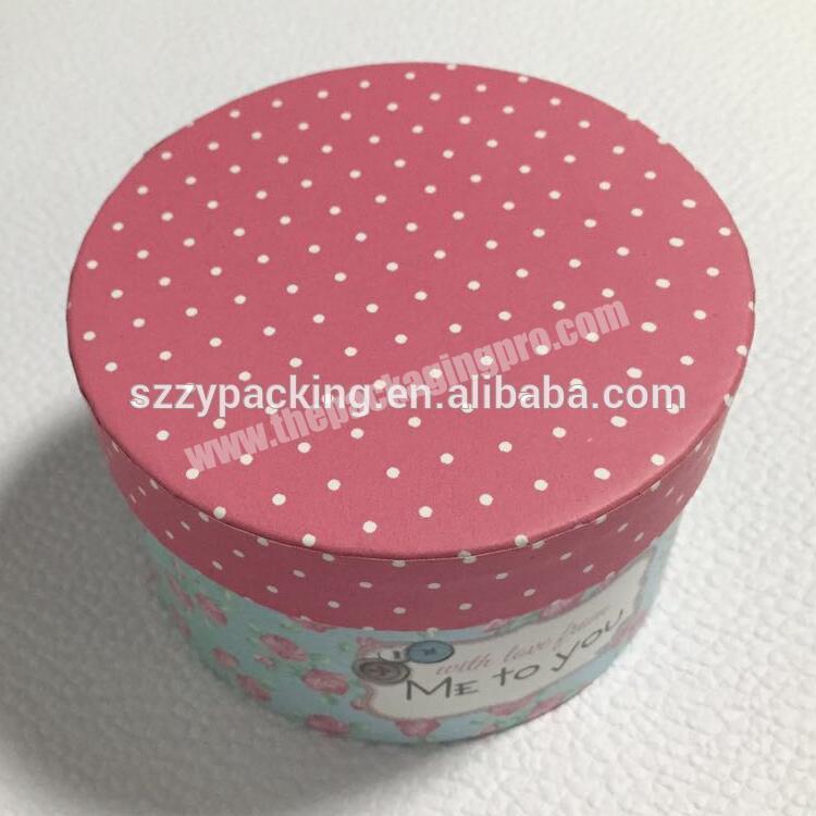 Customized printing round box with logo tube box gift tube box packaging
