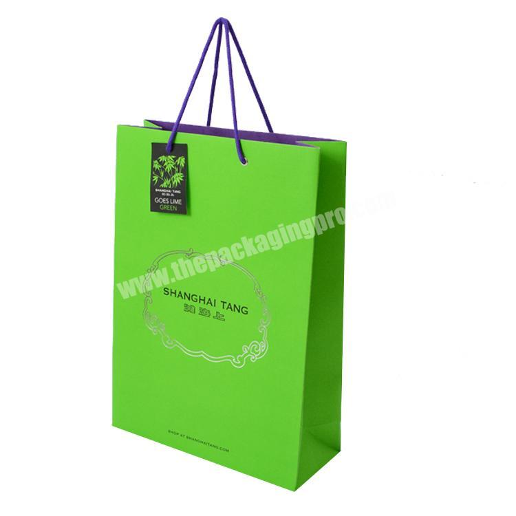 Customized Printing Small Thank You Shopping Paper Gift Bags With Your Own