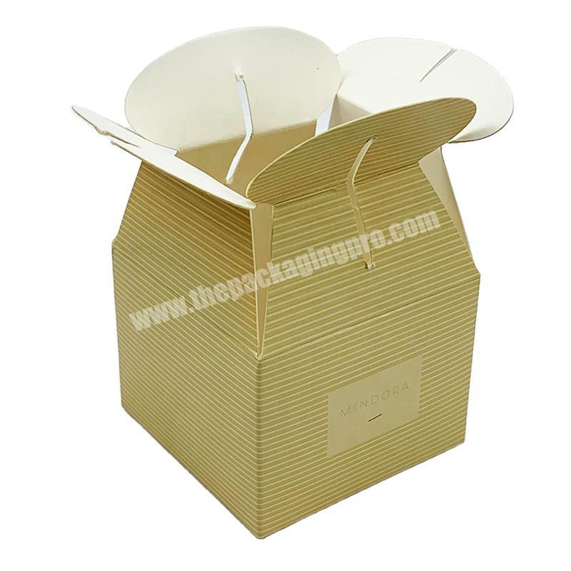 Customized Recyclable Easy Folding Wedding Gifts Pastry Cookies Paper Packaging Boxes