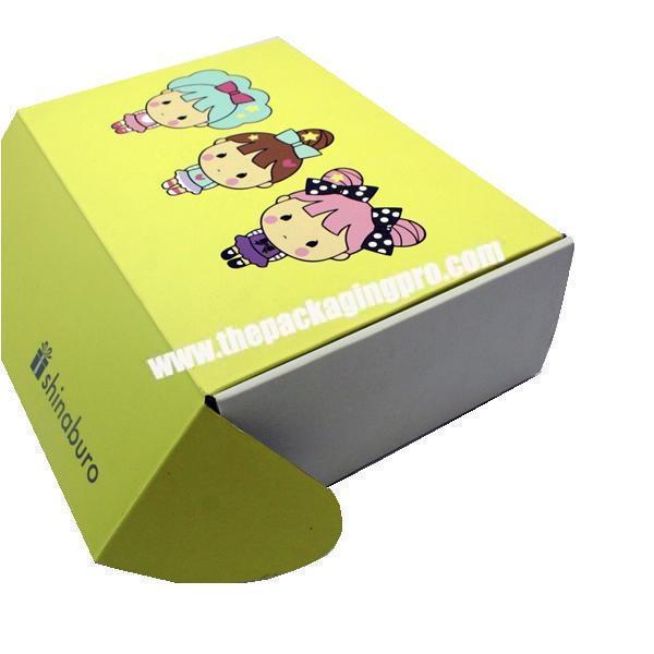 Customized Recyclable Paperboard Corrugated Craft Paper Shoes Box Package for Kids