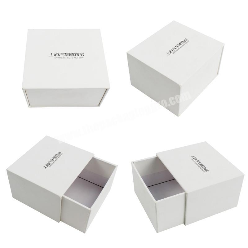 Customized Recycled Handmade Soap Packaging Slide Out Paper Drawer Open Box