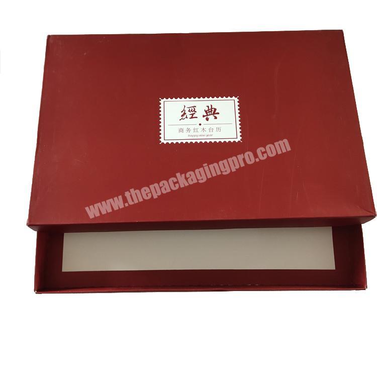 Customized red skin care tool set oil custom product carton paper packaging cardboard box