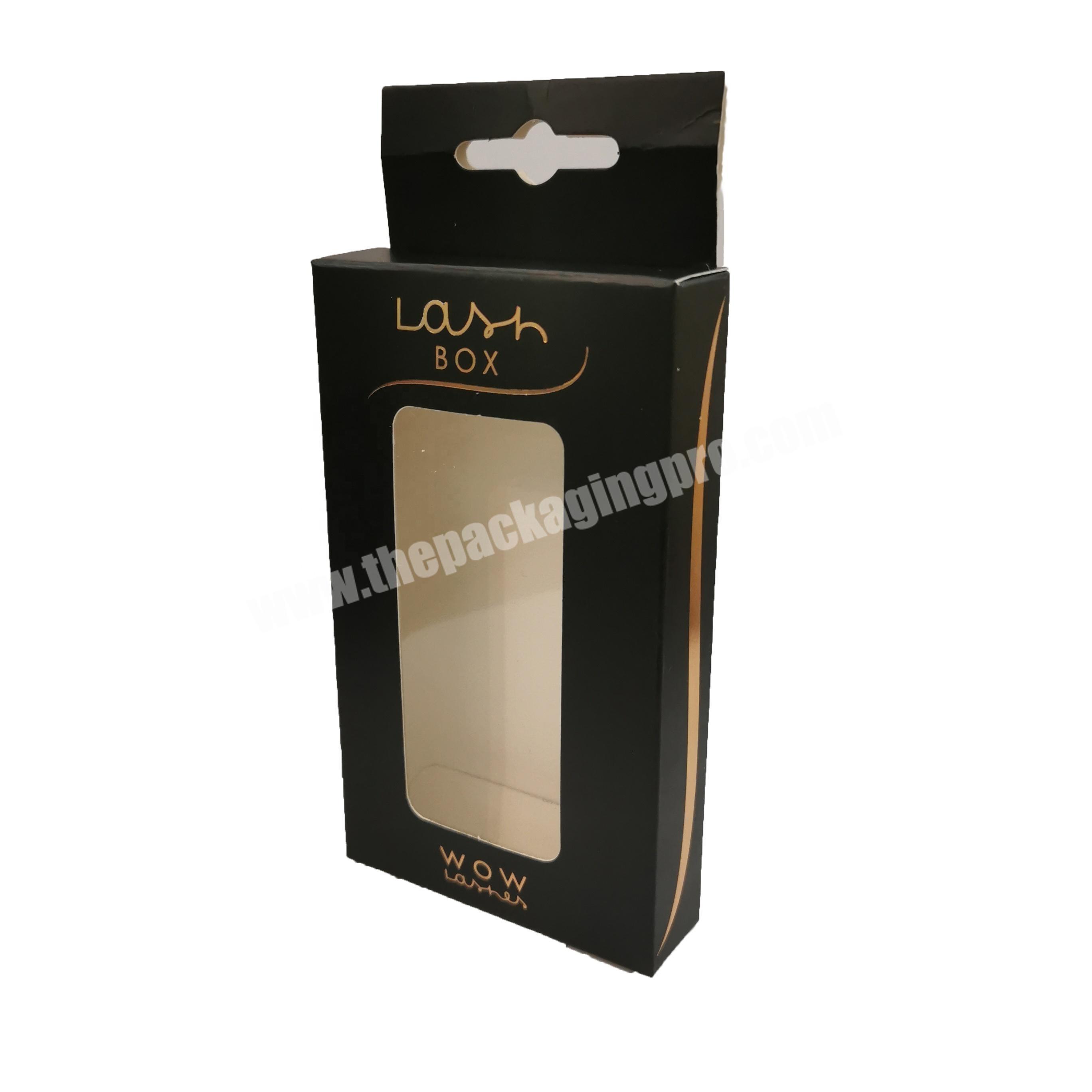 Customized Slap-up Gold Foil Window Handle Packaging Boxes