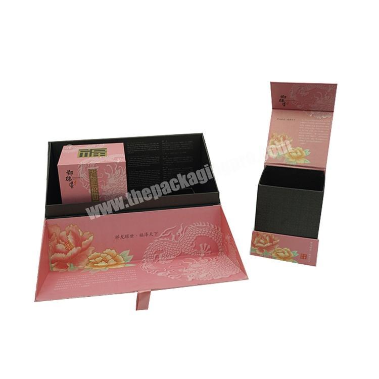 Customized tea paper packaging and printing boxes tea packaging tin box