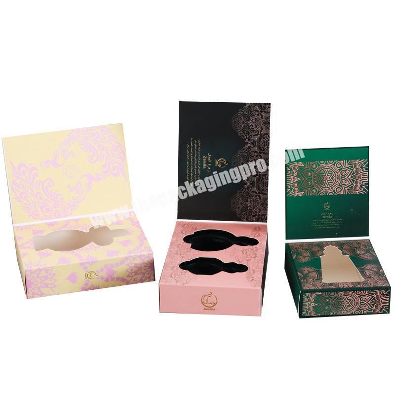 Customized white cardboard gift box lid and base carton cosmetic color box printing packaging box
