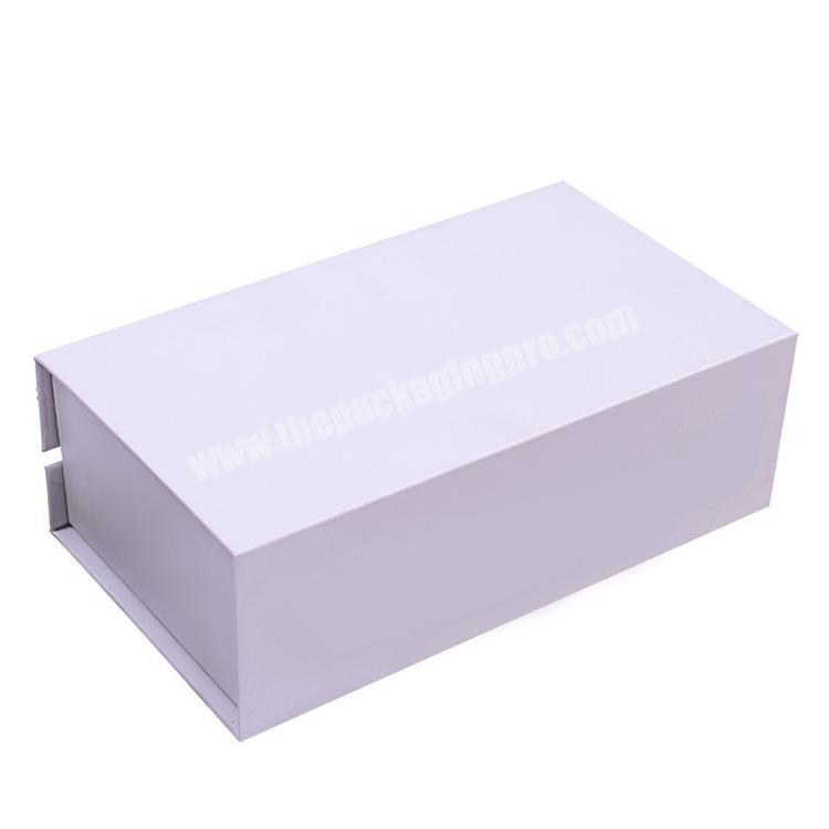 customized white cardboard packing gift box