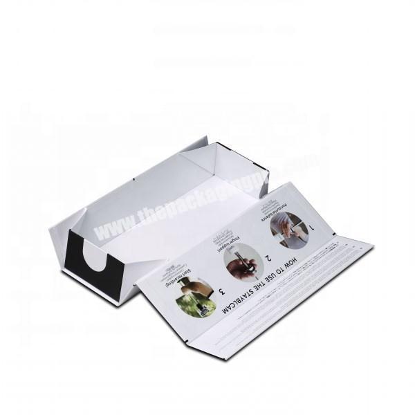 customized white electronic box folding package  gift boxes with  logo