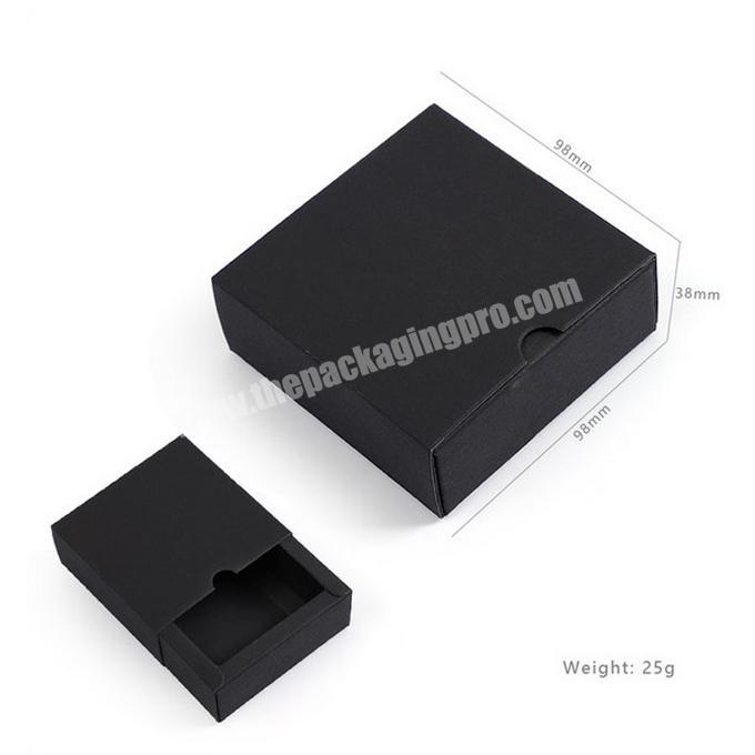 Customized WhiteBrownBlack Kraft Gift Box Paper Packaging Box Decoration Jewelry Box with drawer