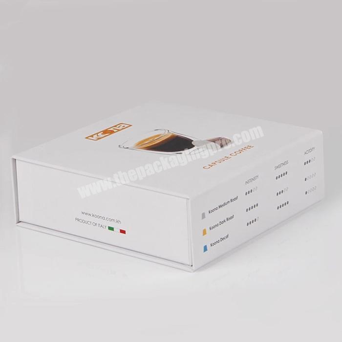 customized wholesale packaging coffee capsules box