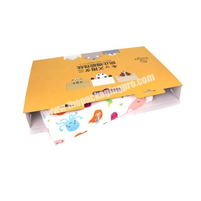 Cute cartoon pattern  boxes for baby pillow cardboard box shipping boxes
