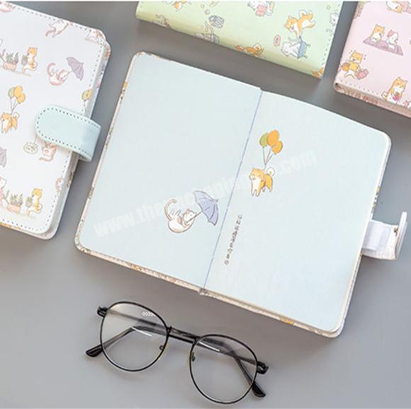 Cute Printed Cover Notebook Eco-friendly Hand Book Diary Leather Cover Planner