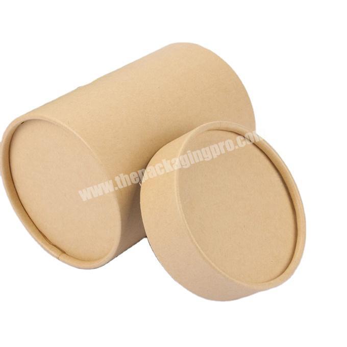 Cylinder box sock paper boxes environmental protection cowhide paper tube tea packaging boxes cardboard gift box with lids