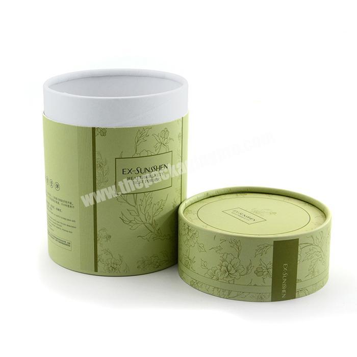 cylinder gift box paper tea canister biodegradable cardboard paper tube