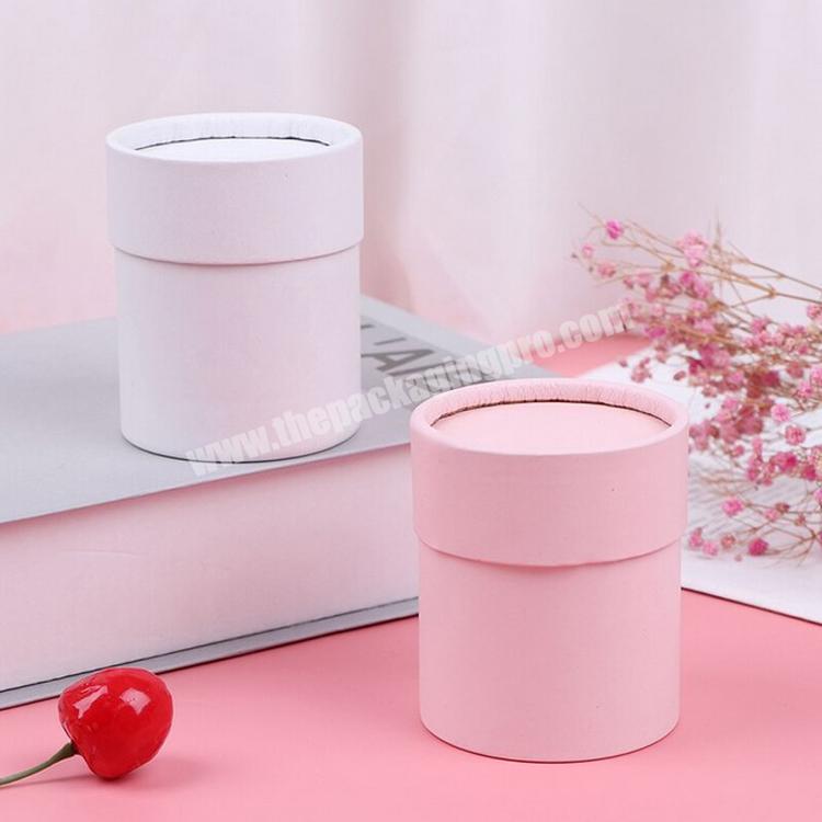 Cylinder Round Paper Boxes with Lid Bucket Gift Packaging Box Storage Boxes
