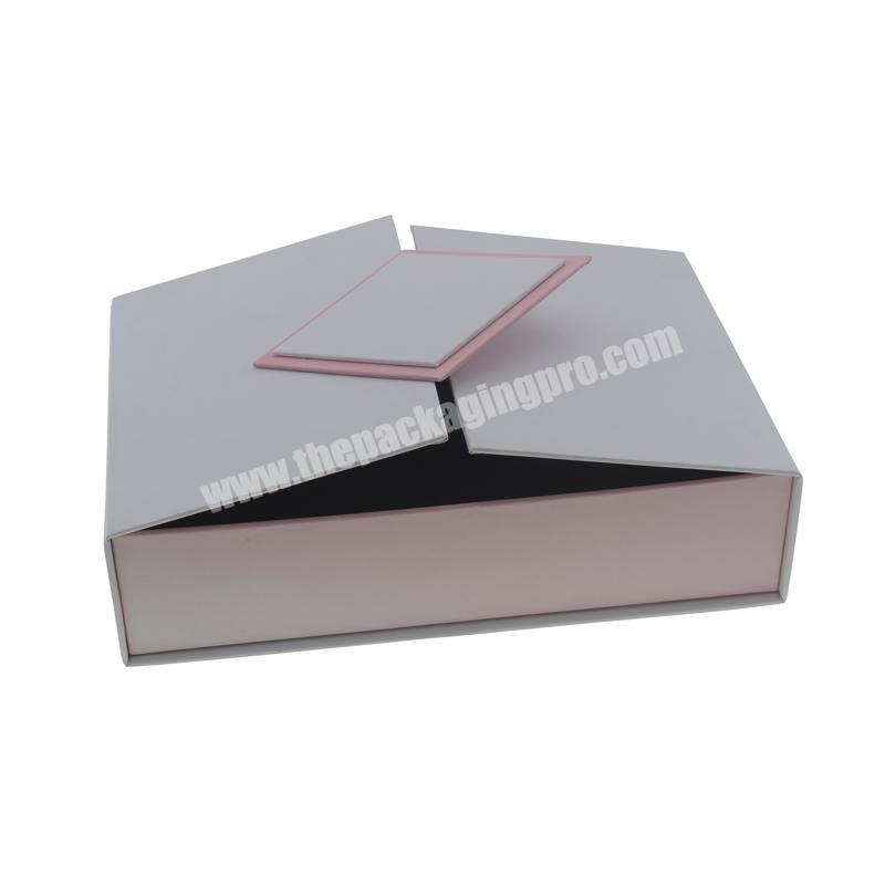 deboss logo matt lamination logo printing packaging box paper packaging gift box foldable magnetic box