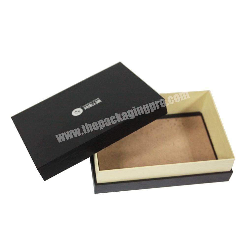 Decorative cardboard keepsake box with hot stamping silver